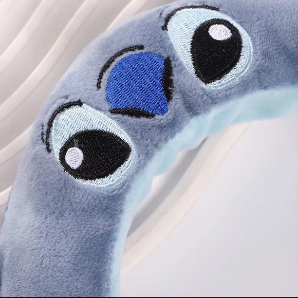 Plush headband cute blue headband party plush headband. Perfect cute style - Picture 4 of 6